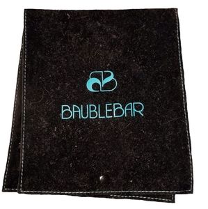 Baublebar Large Flap Jewelry Pouch NWOT